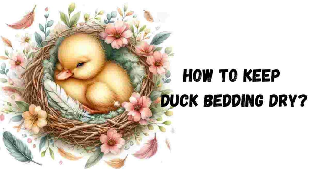 How to Keep Duck Bedding Dry