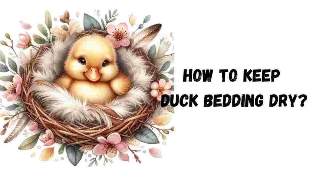 How to Keep Duck Bedding Dry