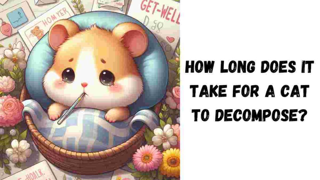 How long does it take for a cat to decompose