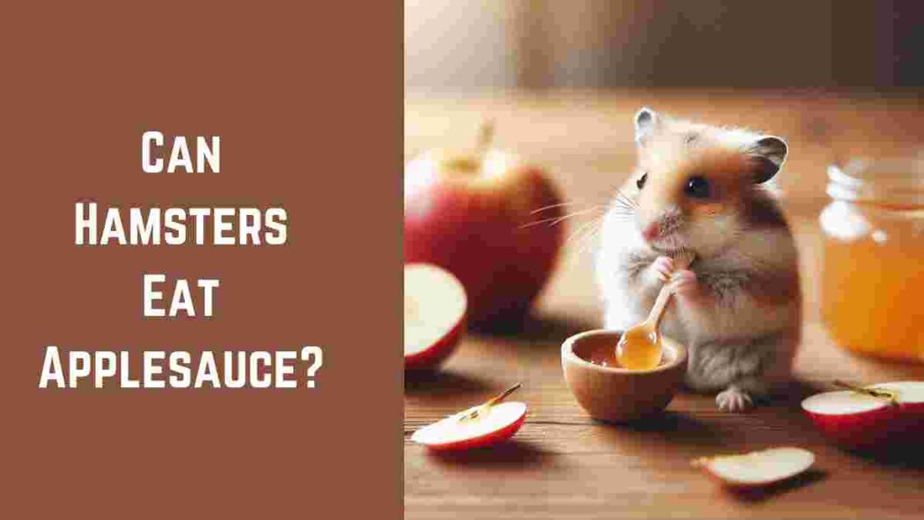 Can Hamsters Eat Applesauce