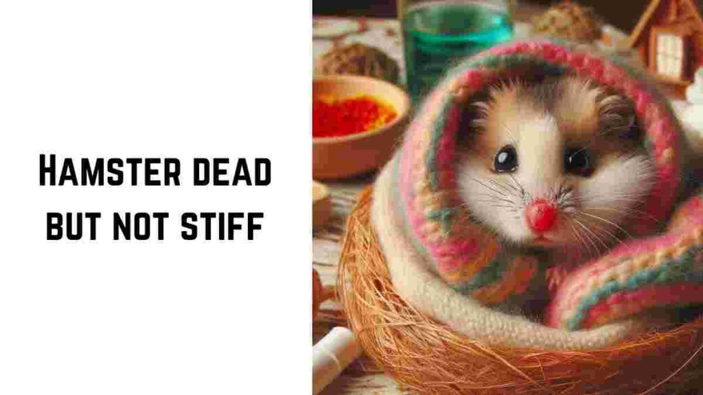 Hamster dead but not stiff