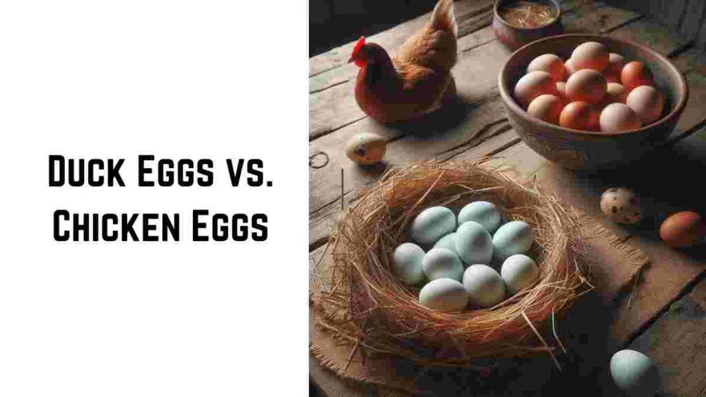 Duck Eggs vs Chicken Eggs