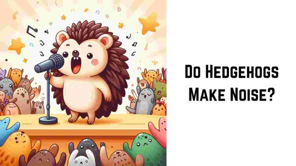 Do Hedgehogs Make Noise