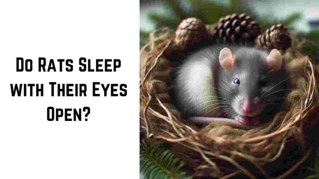 Do Rats Sleep with Their Eyes Open