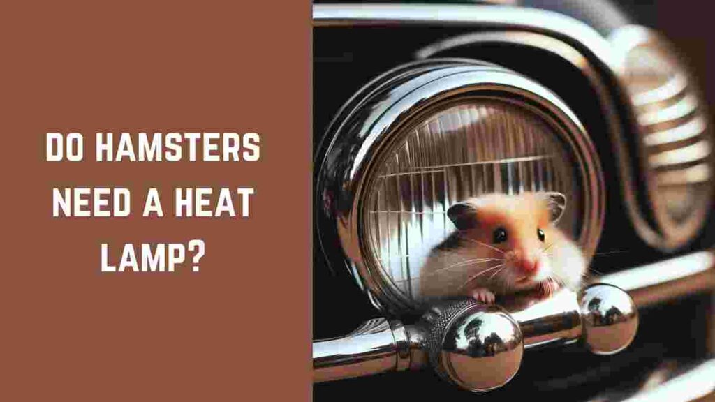 do hamsters need a heat lamp