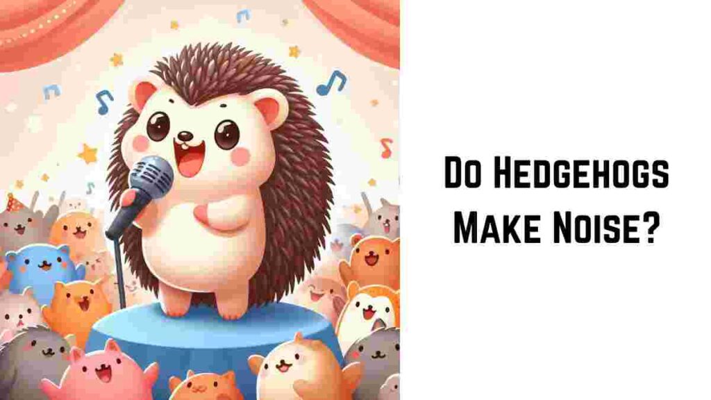 Do Hedgehogs Make Noise